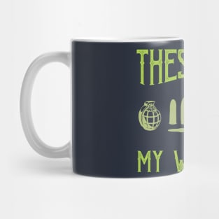 these are my weapons Mug